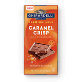 Milk Chocolate Caramel Crisp Premium Milk Bar