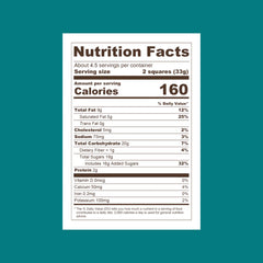 Milk Chocolate Sea Salt Caramel Cookie SQUARES Case Pack (396 ct)
