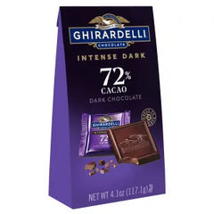 Intense Dark 72% Cacao Dark Chocolate Squares Medium Bag (Case of 6)