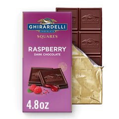 Raspberry Dark Chocolate Squares Bar