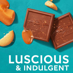 Milk Chocolate Sea Salt Caramel Cookie SQUARES Case Pack (396 ct)