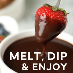 Dark Chocolate Flavored Melting Wafers 10 oz Bag