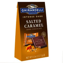 Intense Dark Salted Caramel Dark Chocolate Squares Medium Bag (Case of 6)