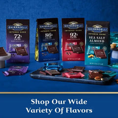 Intense Dark 86% Cacao Dark Chocolate Squares Case Pack (540 ct)