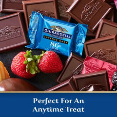 Intense Dark 86% Cacao Dark Chocolate Squares Case Pack (540 ct)