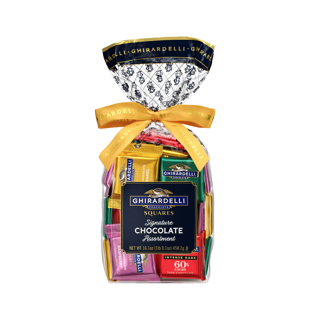 Assorted Chocolate SQUARES Gift Bag 1lb