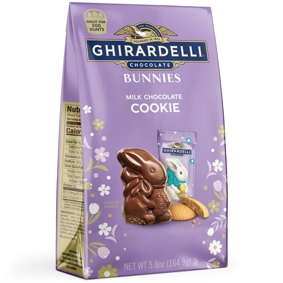 Milk Chocolate Cookie Bunnies 5.8oz Bag