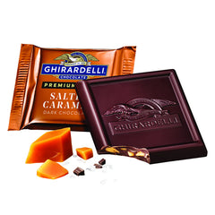 Premium Dark Chocolate Salted Caramel SQUARES Case Pack (540 ct)
